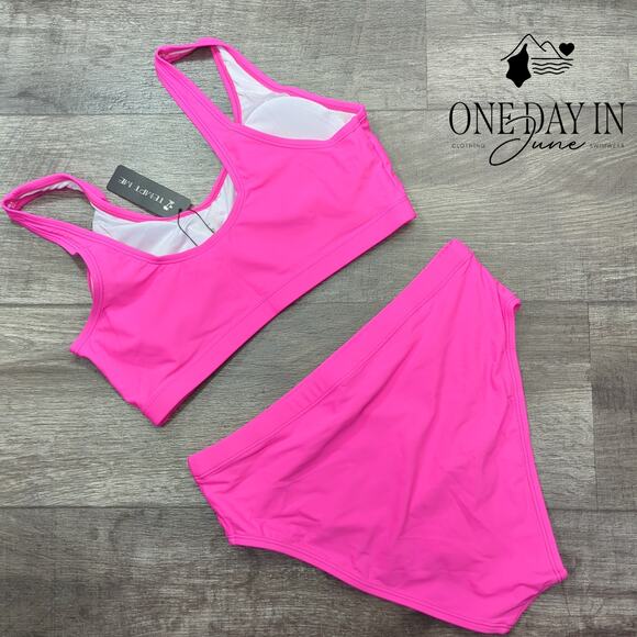 Tempt Me Crop Bikini Swimsuit Size L - Picture 7 of 7